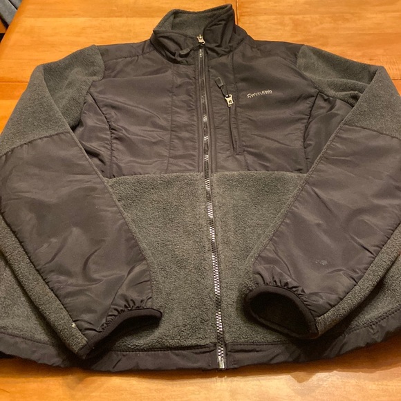 Calvin Klein Performance Fleece Nylon Jacket - Picture 1 of 10
